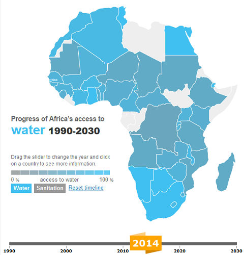 map of clean water in africa        <h3 class=