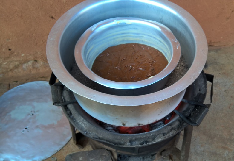 Baking with a jiko hapakenya
