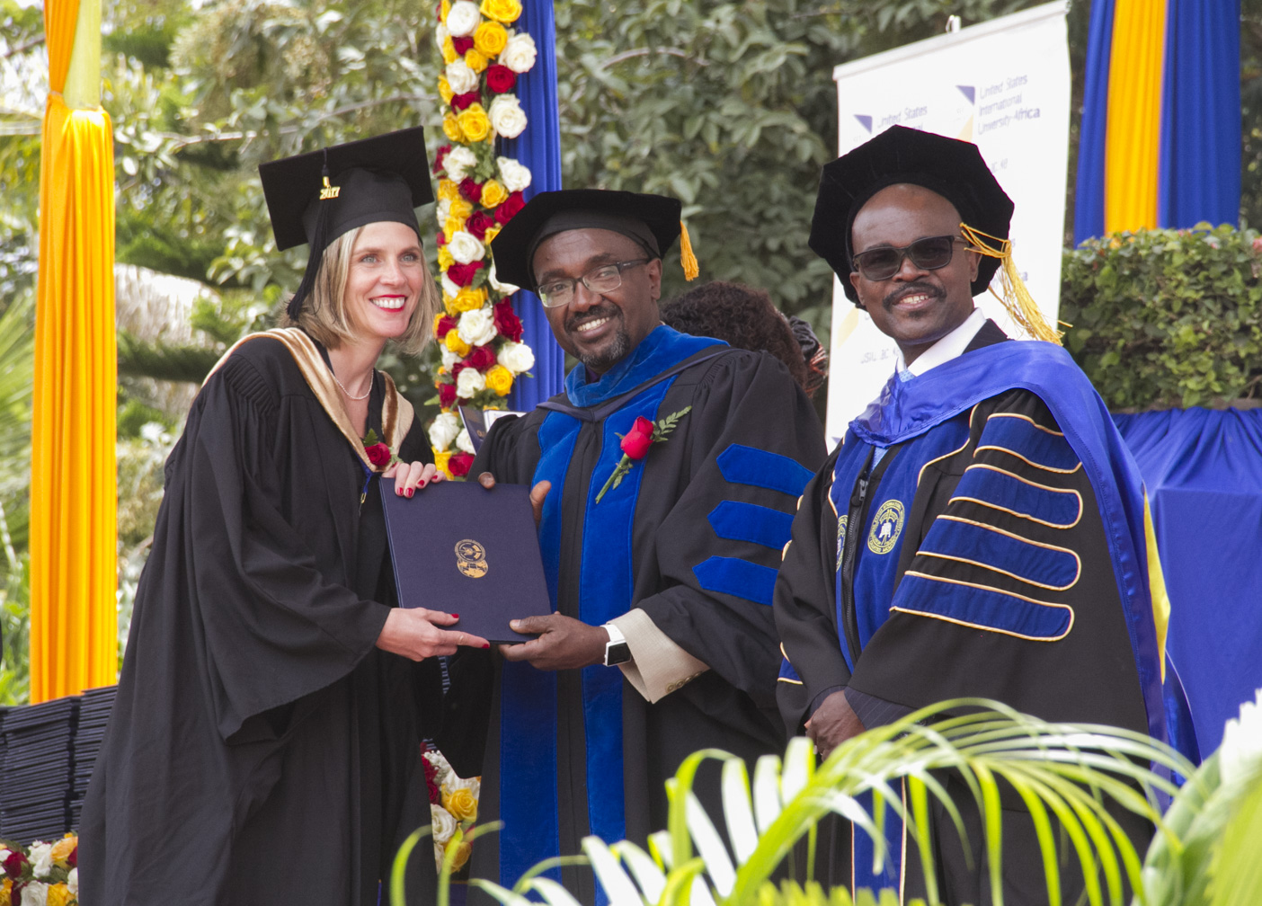 From RL VC Prof Paul Zeleza and CEO of CUE Prof Mwenda Ntarangwi