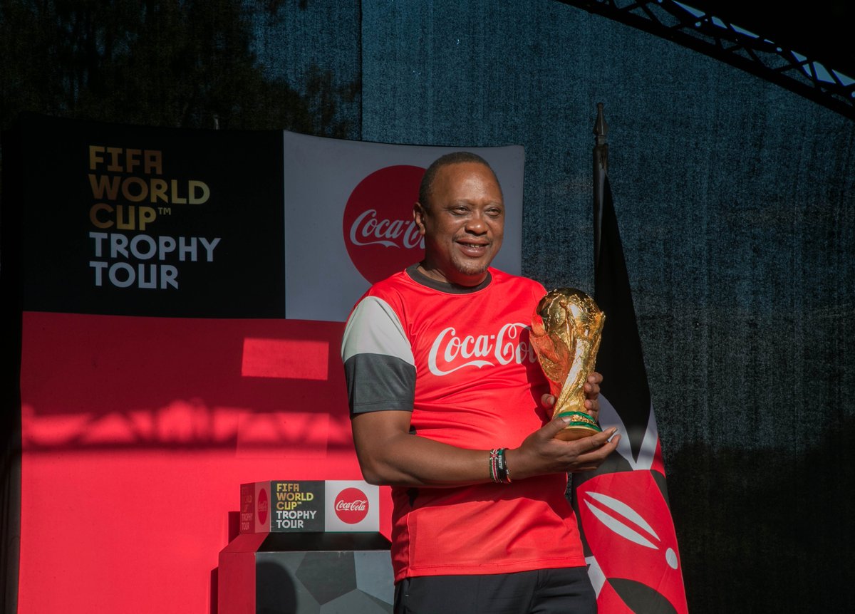 World Cup Trophy arrives in Kenya; Public to view it today at KICC