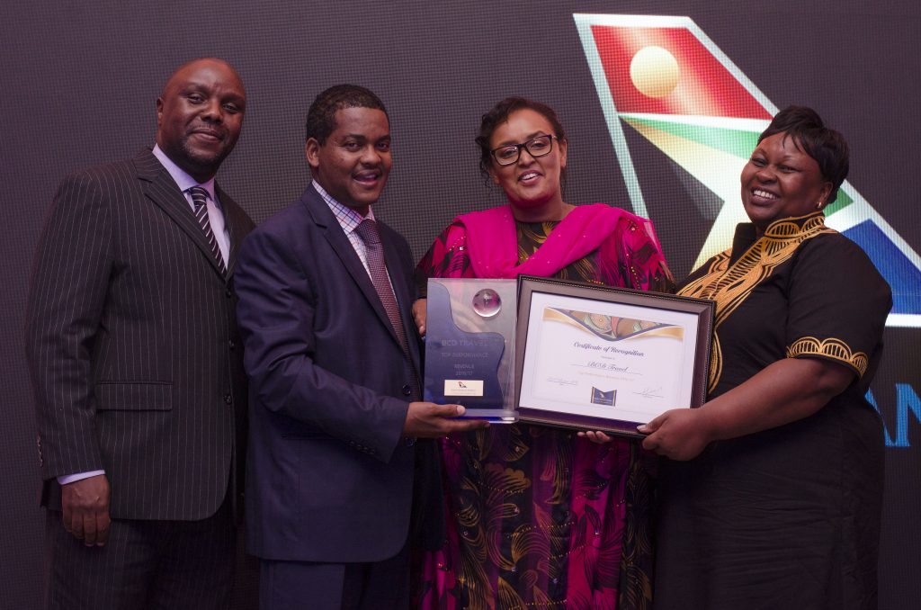 BCD Kenya named as top agent in the SAA Travel Agents Awards 2018