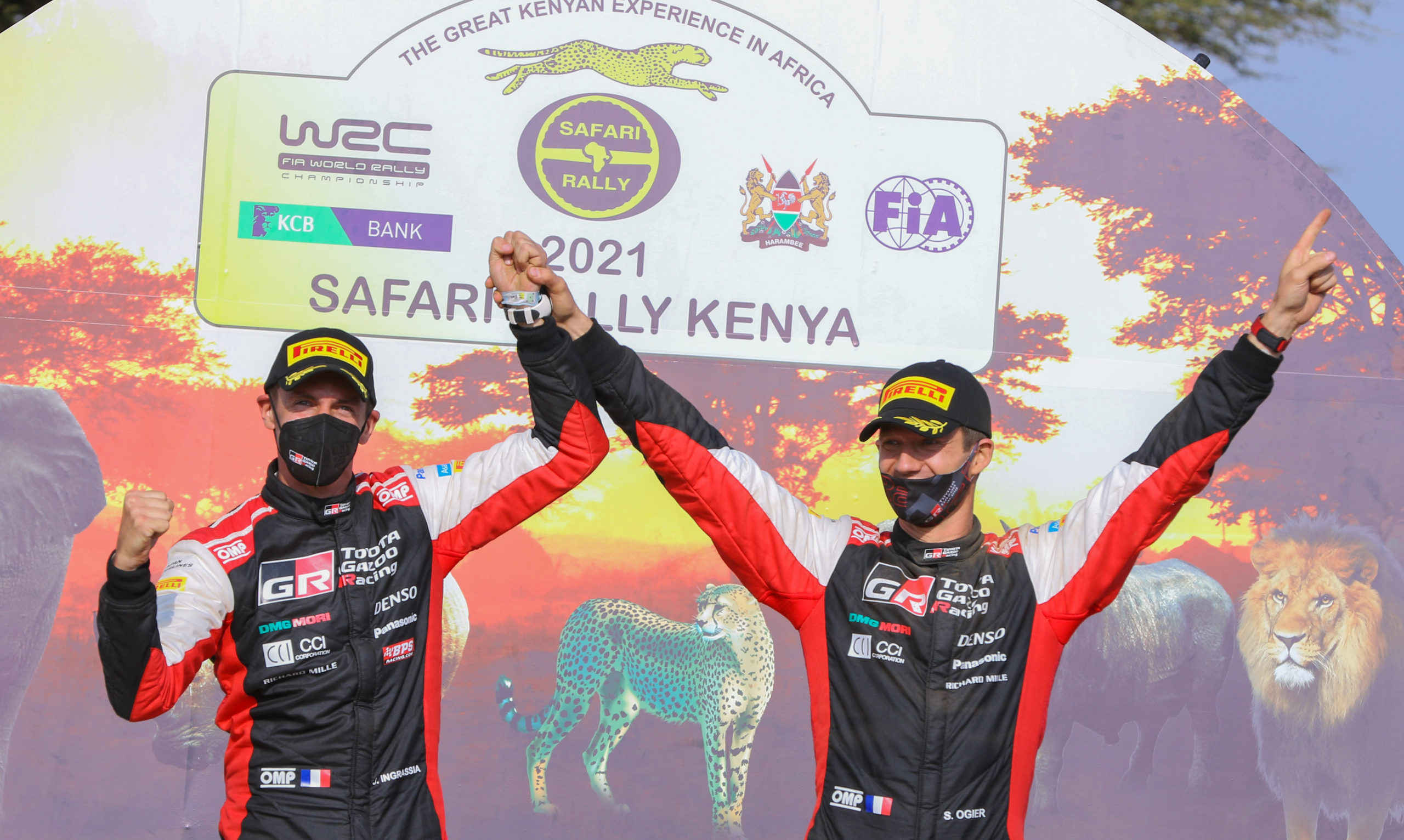 kenyan safari rally drivers