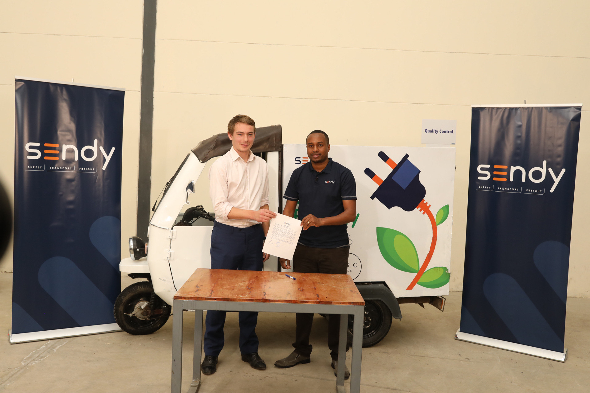 Sendy partners with ARC Ride to deploy an electric vehicle fleet for