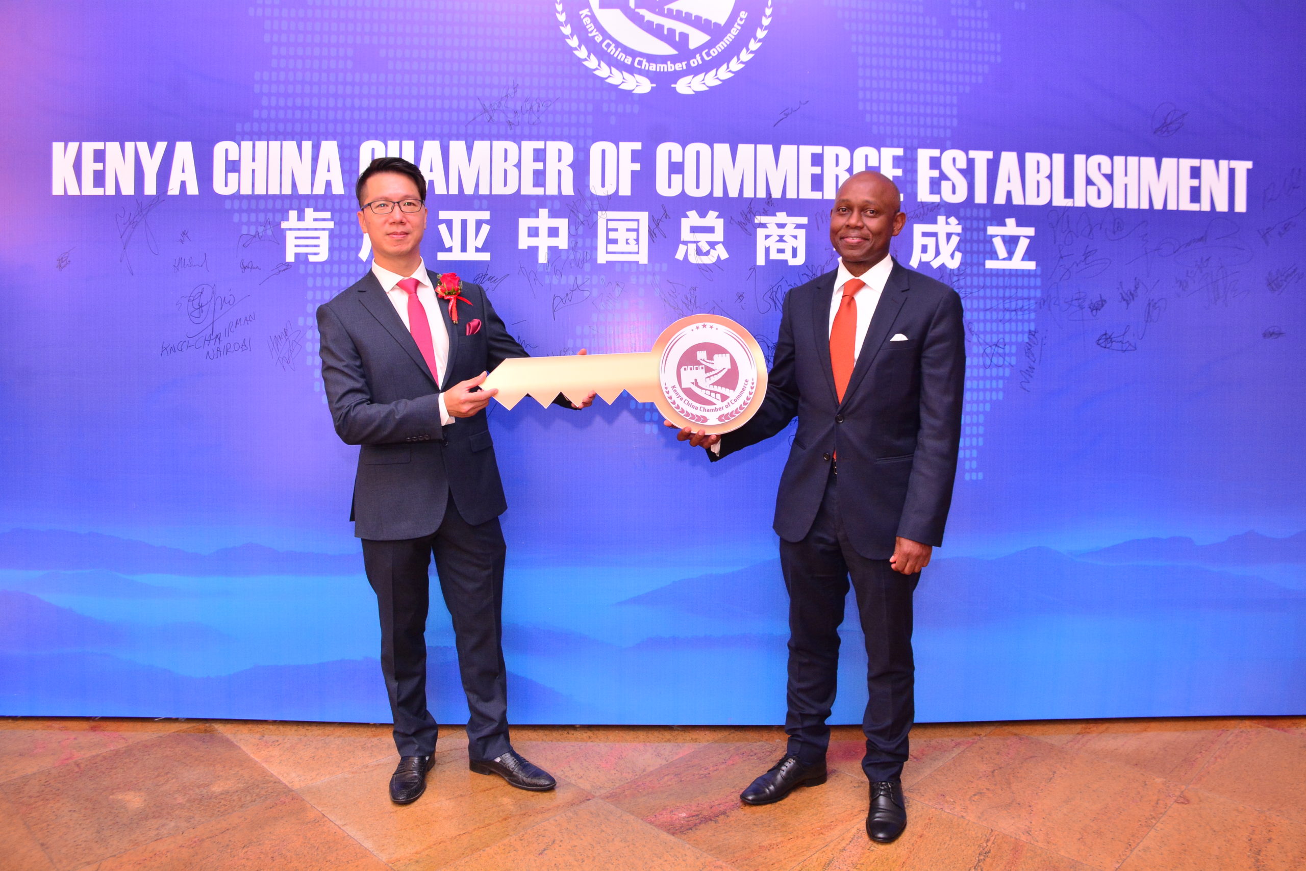 The Kenya China Chamber of Commerce has been launched in Nairobi
