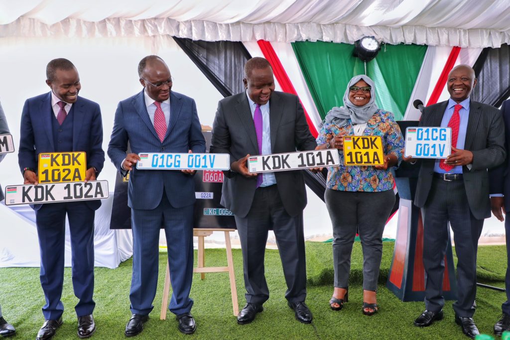 Kenya finally launches new car number plates; to cost Ksh. 3,000
