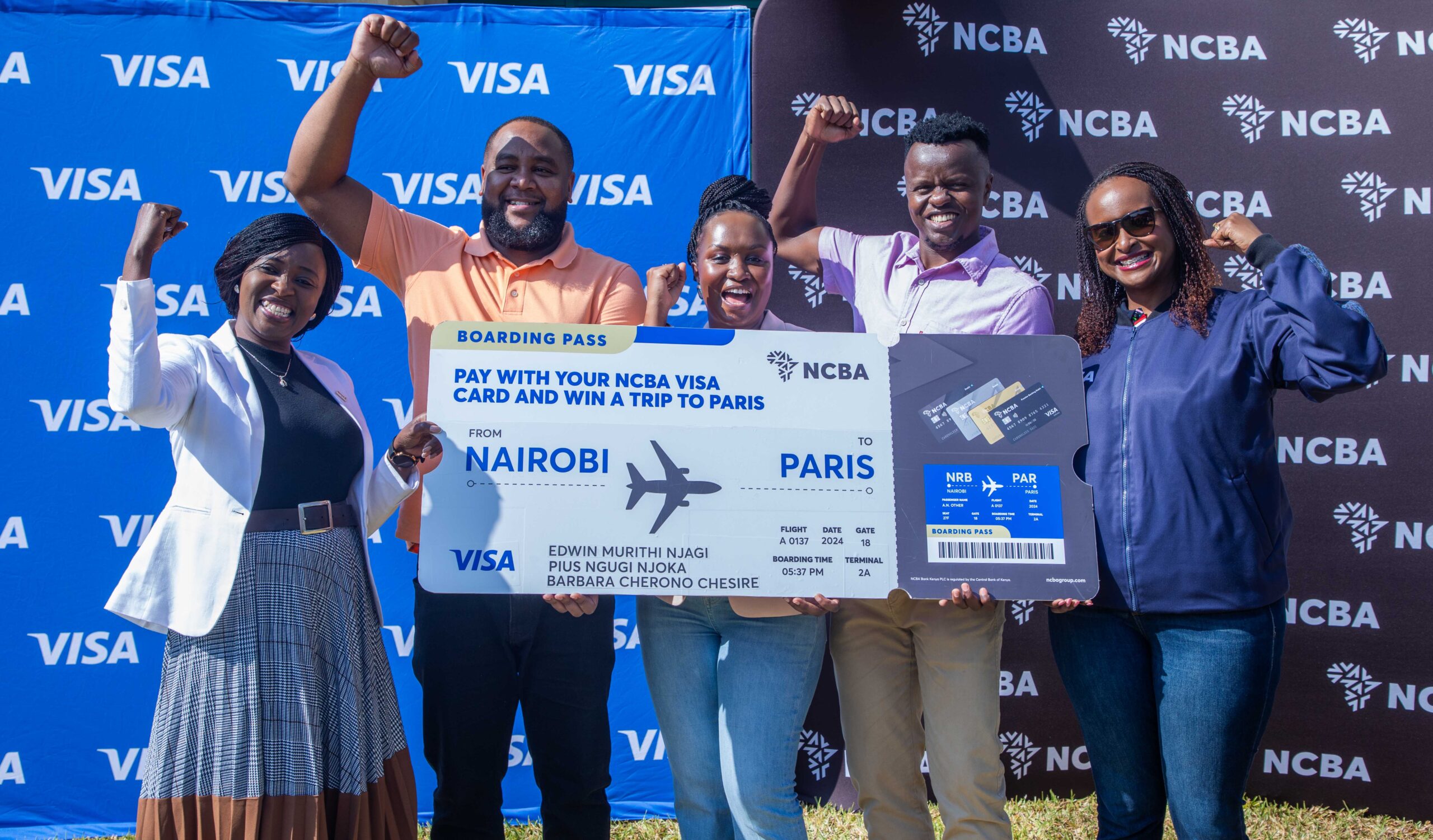 Visa awards three NCBA cardholders with a trip to the Paris Olympics ...